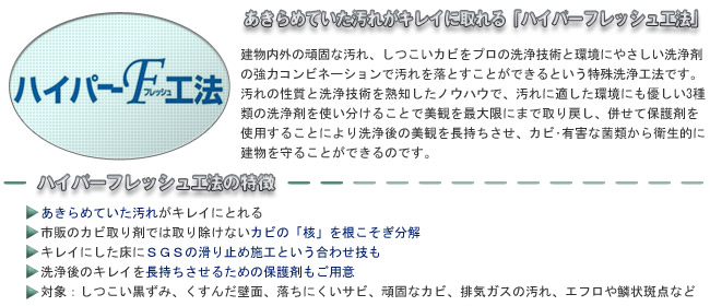 ハイパーフレッシュ工法